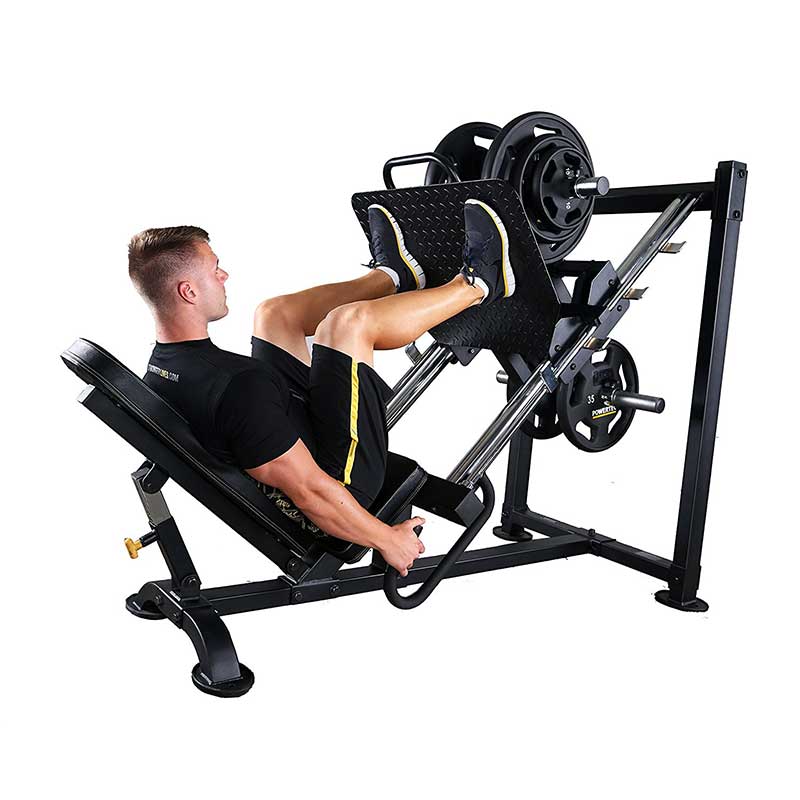 پرس پا (leg press)